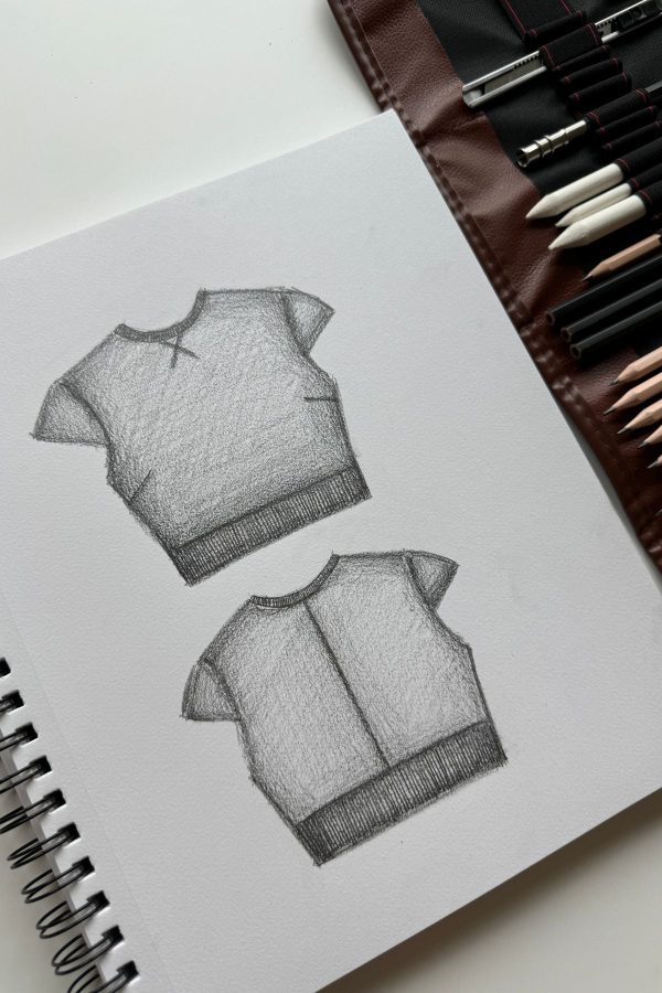 BabyCropSketchPopflex_03880e6f-f316-454b-b59f-b1ac33ba8a82.jpg Baby Crop Tee - Cool Creek