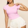 CallMeBabyTee-Bubblegum_27225-Edit.jpg Call Me Baby Tee (Cropped) - Bubblegum