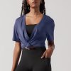 Daring Deep V Tee - Dark Navy