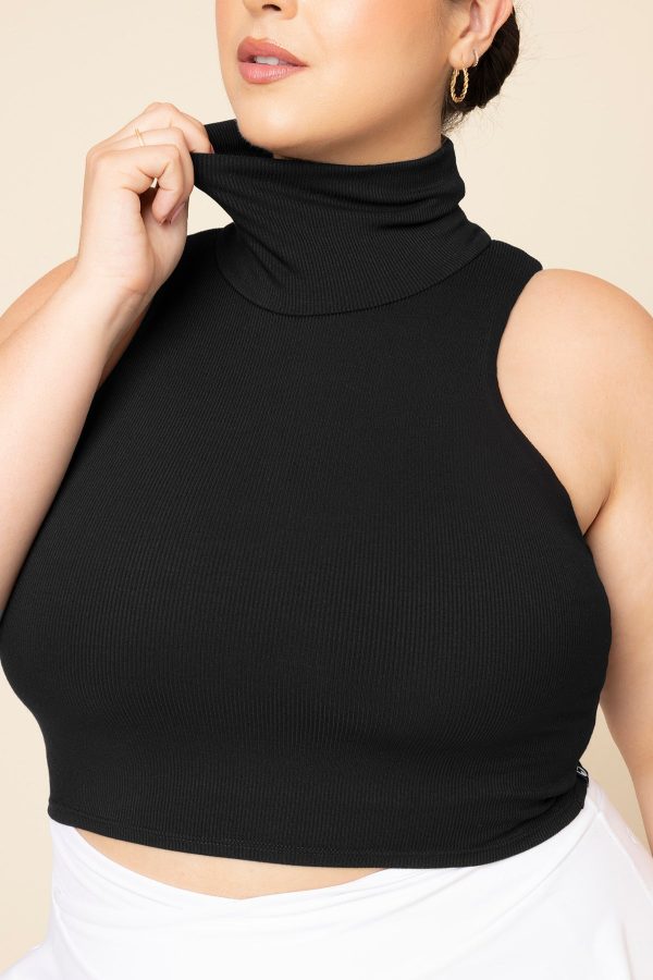 I Feel Cute Crop Top - Black