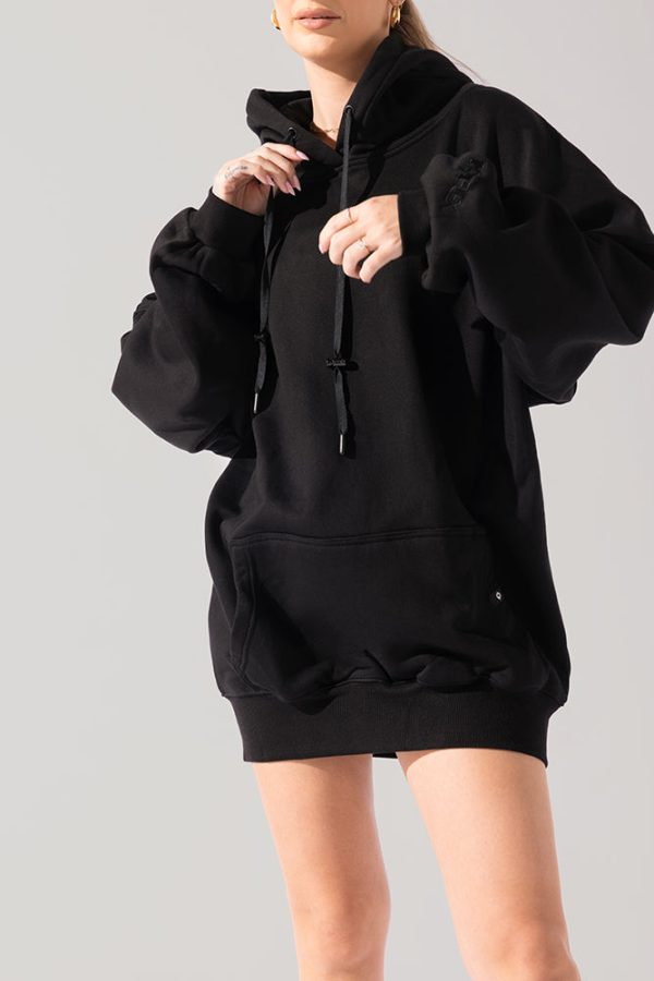Long-Cloud-Hoodie-Black-B1002_0350-Editcopy.jpg Long Cloud Hoodie - Black