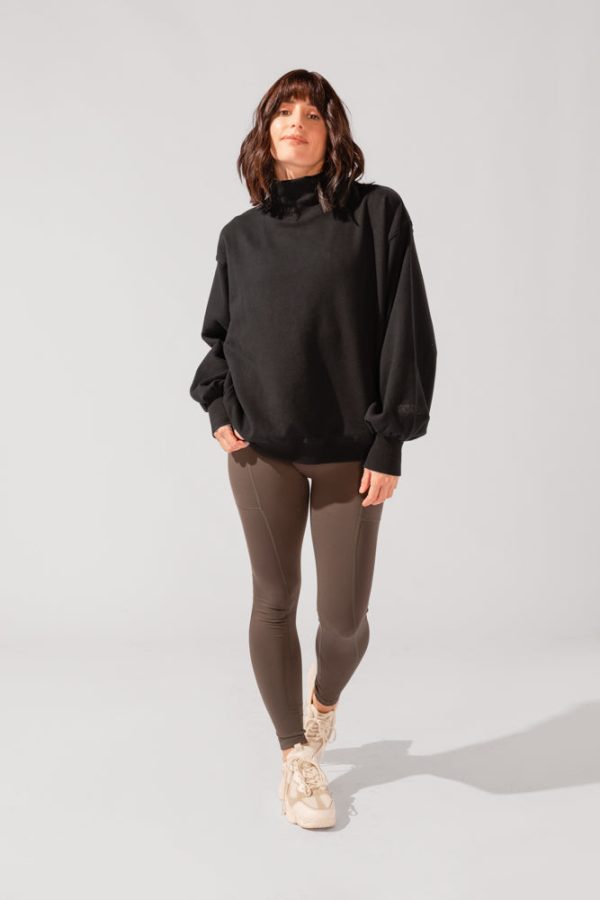 OPF7142-Edit_3113fda8-aa33-40d7-a601-f2abc222691a.jpg Ooey Gooey Mockneck Sweatshirt with Pockets - Black