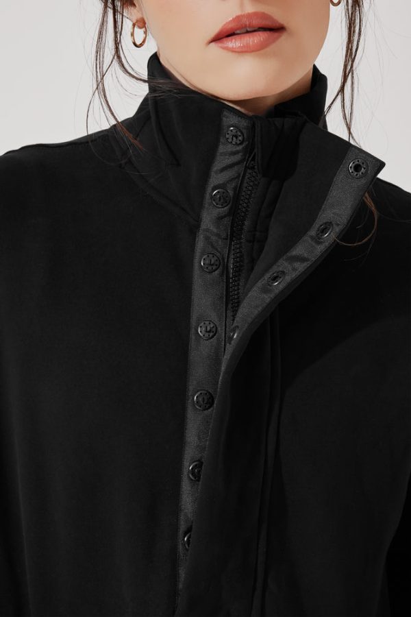 OoeyGooeyHalfZip-Black-E1016_2306-Edit.jpg Ooey Gooey Half Zip Sweater - Black