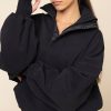 OoeyGooeyHalfZipSweater-Black_28985.jpg Ooey Gooey Half Zip Sweater - Black