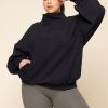 OoeyGooeyMockNeckSweatshirtwithPockets-Black_30103.jpg Ooey Gooey Mockneck Sweatshirt with Pockets - Black
