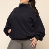 OoeyGooeyMockNeckSweatshirtwithPockets-Black_30109.jpg Ooey Gooey Mockneck Sweatshirt with Pockets - Black