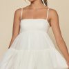 Pirouette Babydoll Dress - Coconut Cream