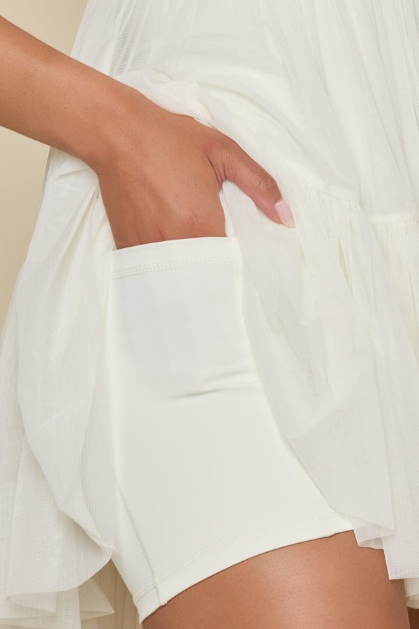 Pirouette Babydoll Dress - Coconut Cream