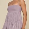 Pirouette Babydoll Dress - Dusty Mauve