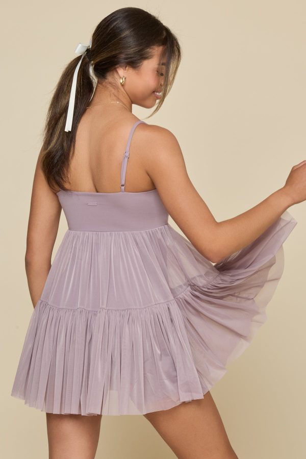 Pirouette Babydoll Dress - Dusty Mauve