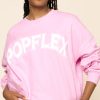 POPFLEX® Cloud Crewneck Sweater - Pink Crush
