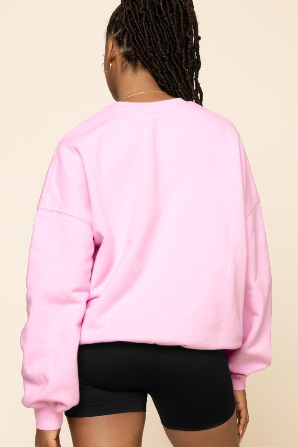 POPFLEX® Cloud Crewneck Sweater - Pink Crush