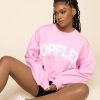 POPFLEX® Cloud Crewneck Sweater - Pink Crush