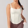 Corset Cami - Coconut Cream